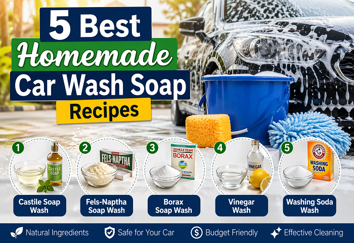 5 Best Homemade Car Wash Soap Recipes