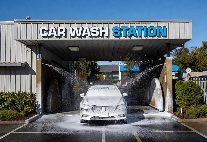 car wash station