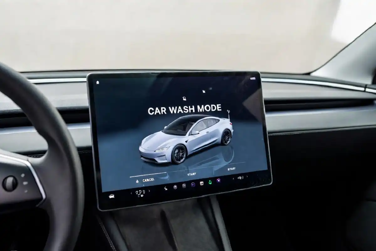 Tesla Car Wash mode