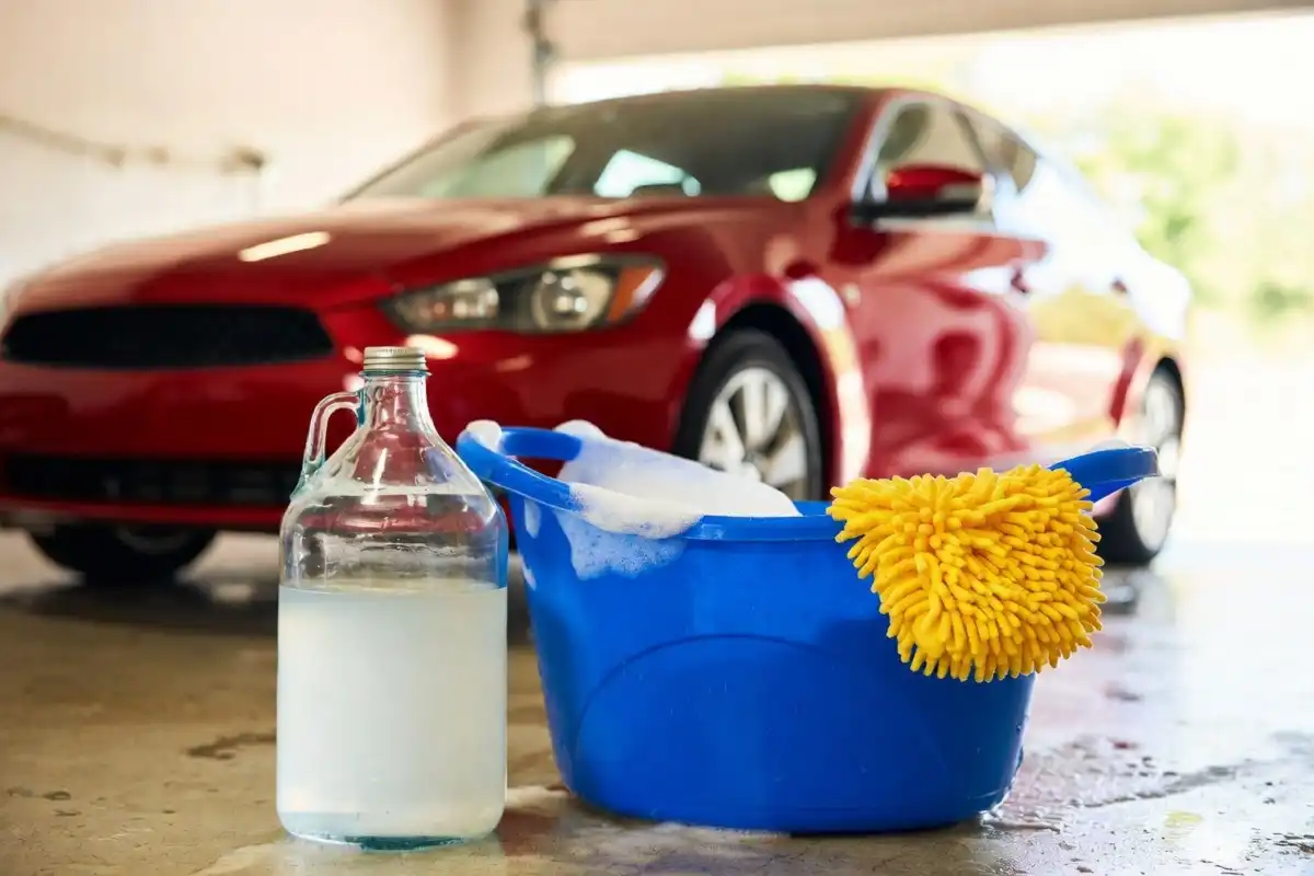 vinegar in car wash soap
