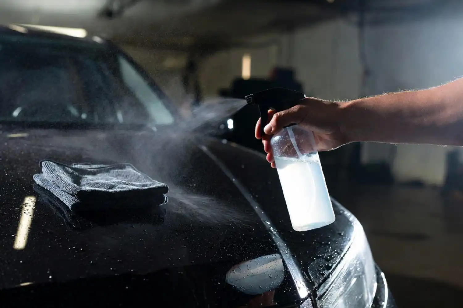 DIY waterless car wash spray bottle for home make car wash soap at home